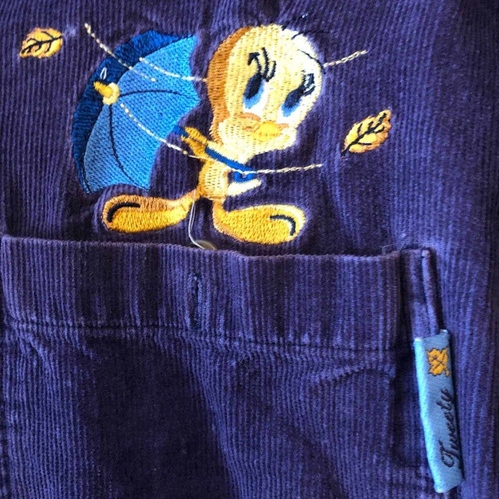 Vintage Looney Toons Tweety Bird Button-up
